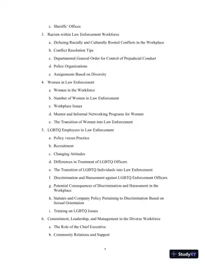 Lecture Notes For Multicultural Law Enforcement: Strategies for Peacekeeping in a Diverse Society, 7th Edition - Page 16 preview image