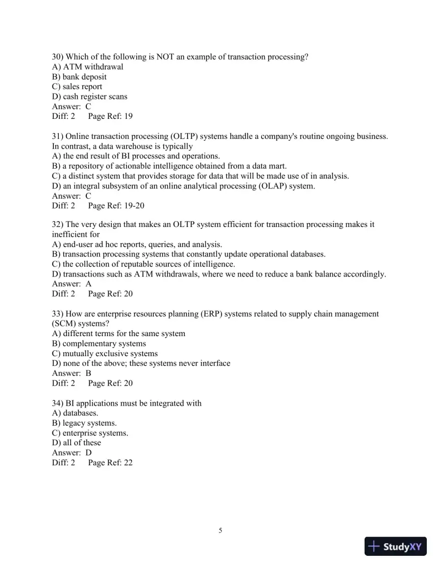 Business Intelligence, Analytics, And Data Science: A Managerial Perspective, 4th Edition Test Bank, page 6