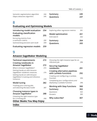 AWS Certified Machine Learning Specialty: MLS-C01 Certification Guide (2021) - Page 11 preview image