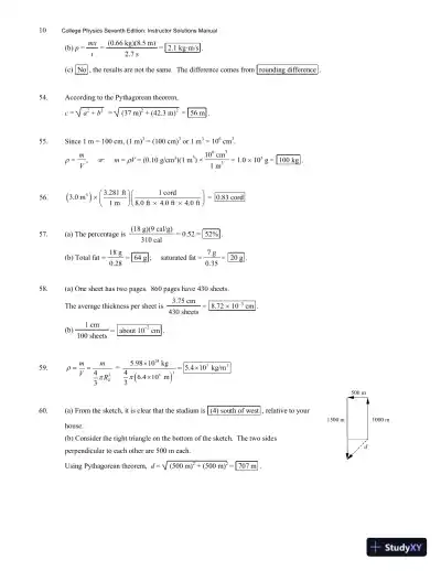 Solution Manual For College Physics With Masteringphysics, 7th Edition - Page 11 preview image