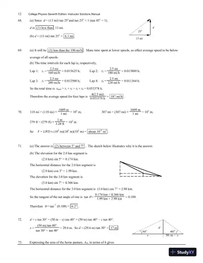Solution Manual For College Physics With Masteringphysics, 7th Edition - Page 13 preview image
