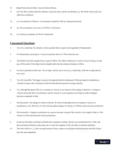 Solution Manual For College Physics With Masteringphysics, 7th Edition - Page 17 preview image