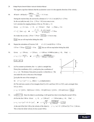 Solution Manual For College Physics With Masteringphysics, 7th Edition - Page 27 preview image