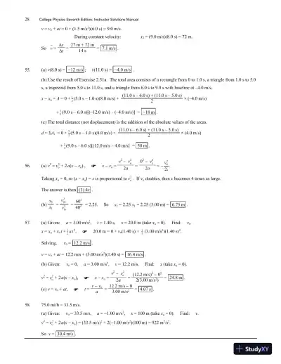 Solution Manual For College Physics With Masteringphysics, 7th Edition - Page 29 preview image