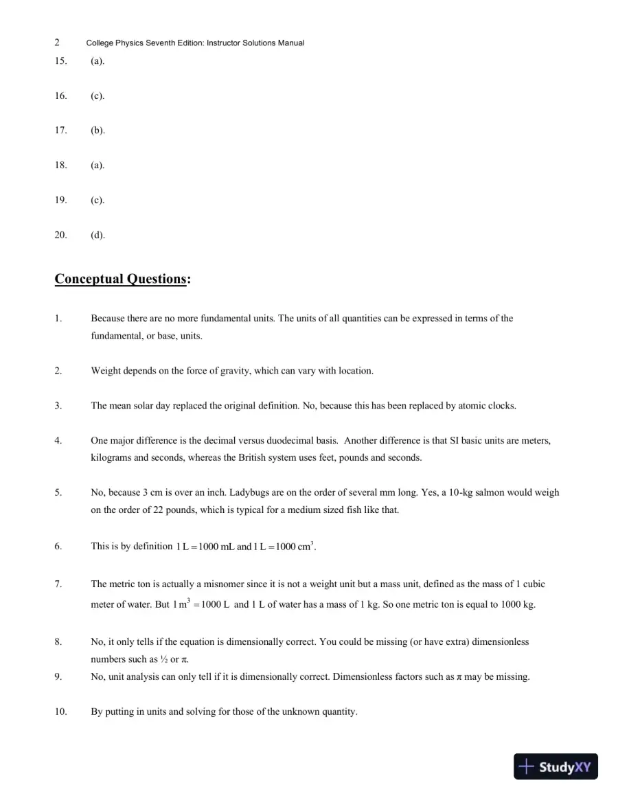 Solution Manual For College Physics With Masteringphysics, 7th Edition, page 3