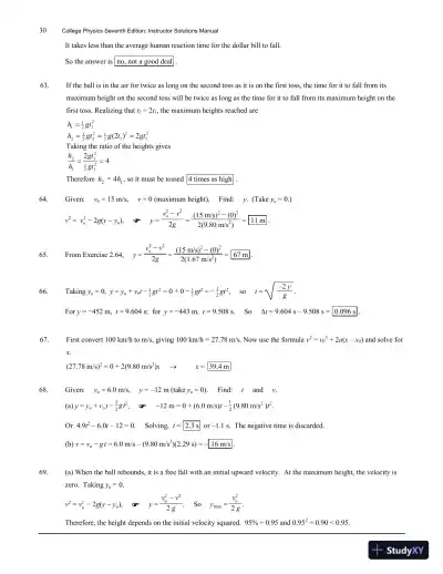 Solution Manual For College Physics With Masteringphysics, 7th Edition - Page 31 preview image