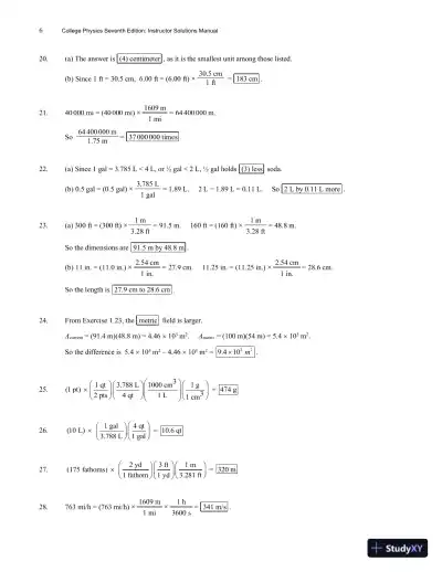 Solution Manual For College Physics With Masteringphysics, 7th Edition - Page 7 preview image