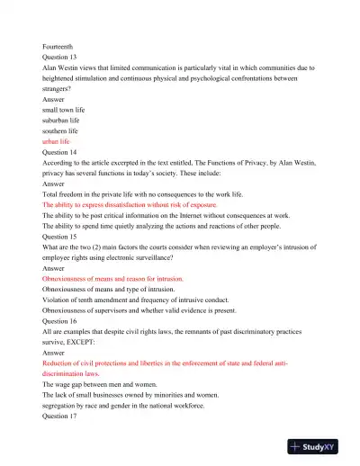 LEG 500 Final Exam Part 1 - Page 5 preview image