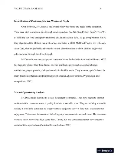 GB570 Managing the Value Chain : Value Chain Analysis - Kaplan University - Page 4 preview image
