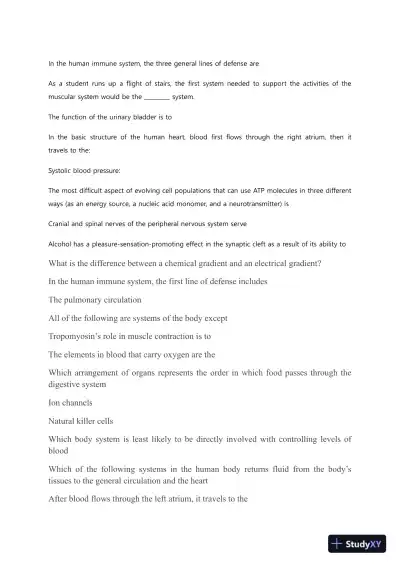 Liberty University BIOL 101 Quiz 9 Complete Solution Correct Answer Key - Page 3 preview image