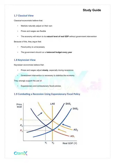 Economics - Fiscal and Monetary Policy - Page 3 preview image