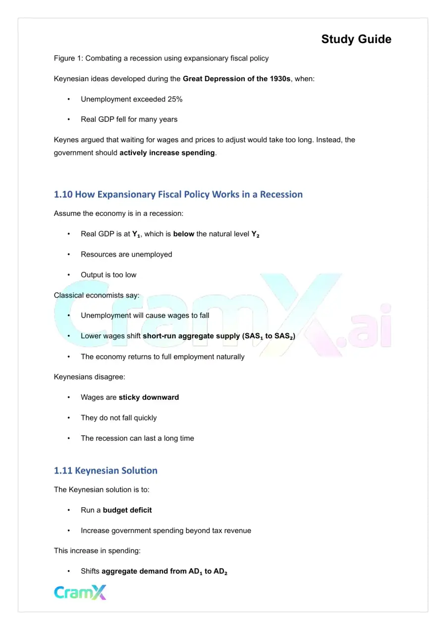 Economics - Fiscal and Monetary Policy, page 4