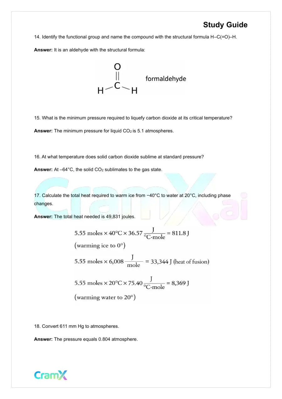 Chemistry - Answers to Chemistry Problems, page 5