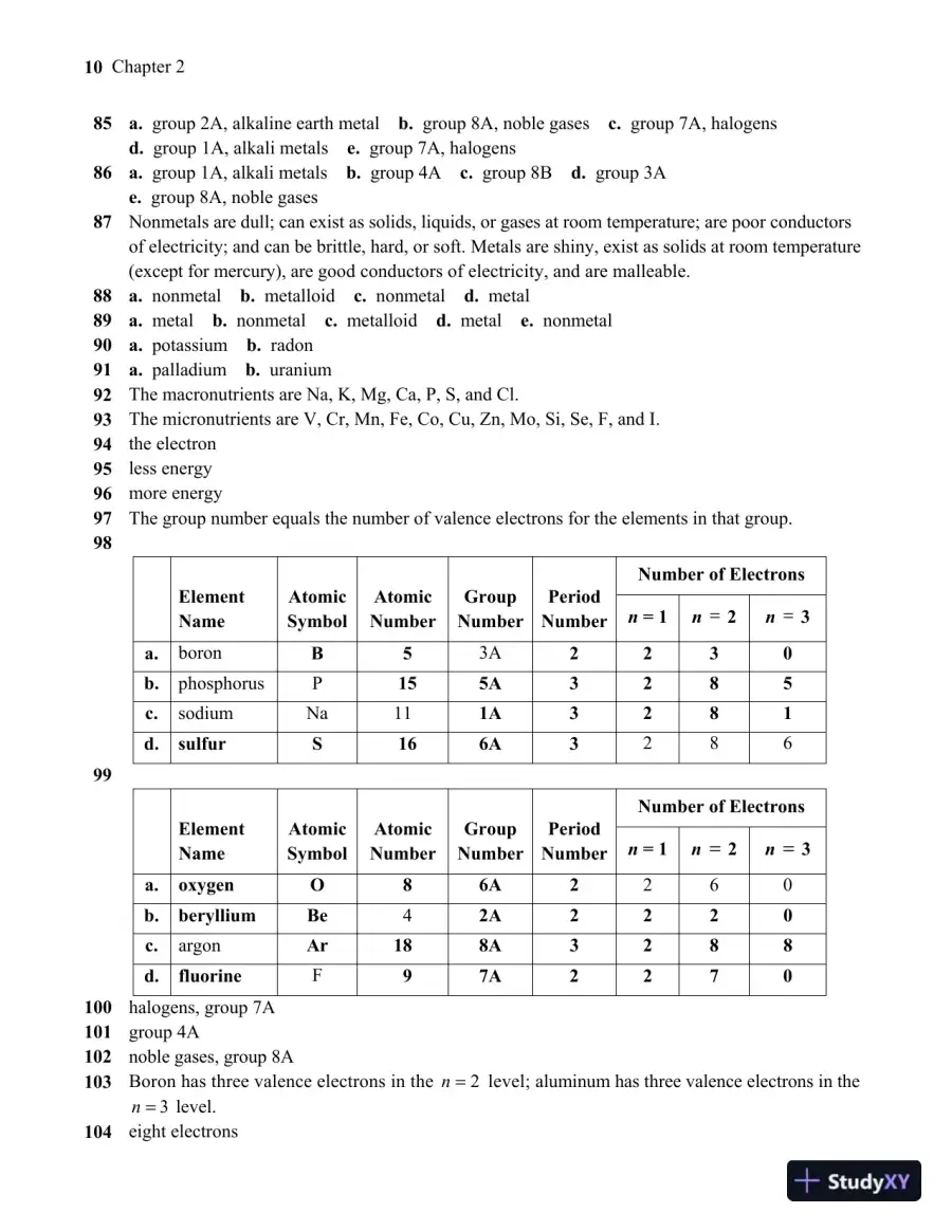 Solution Manual For Essentials of General, Organic, and Biochemistry, 3rd Edition, page 11