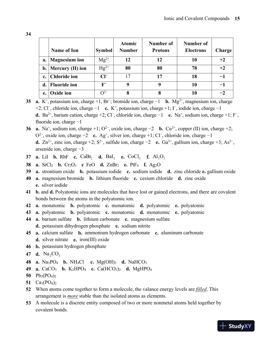 Solution Manual For Essentials of General, Organic, and Biochemistry, 3rd Edition, page 16