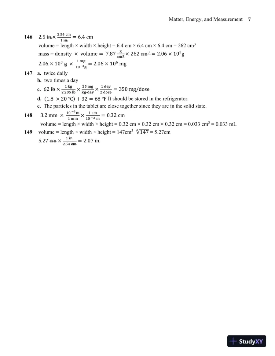 Solution Manual For Essentials of General, Organic, and Biochemistry, 3rd Edition, page 8