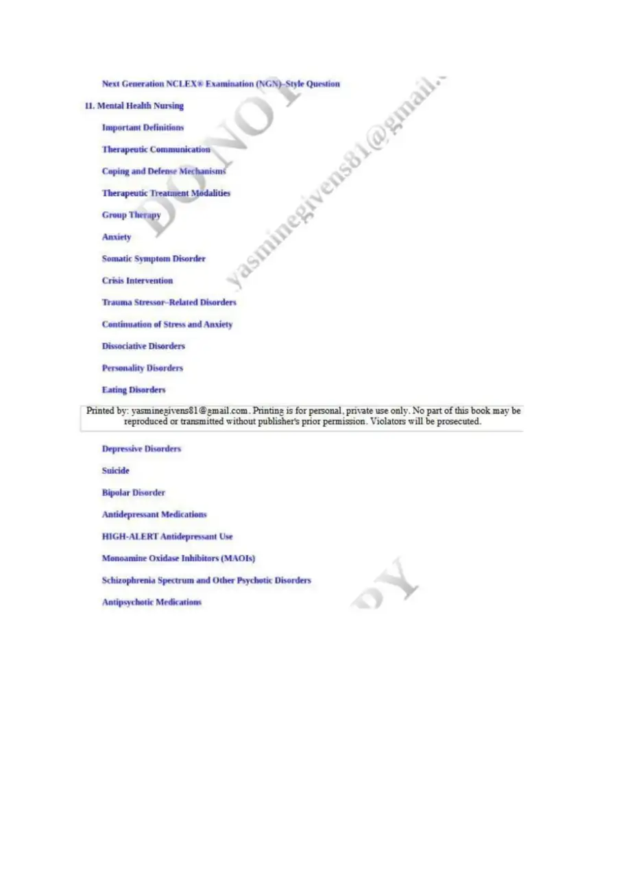 HESI Live Review Workbook for the NCLEX, page 8