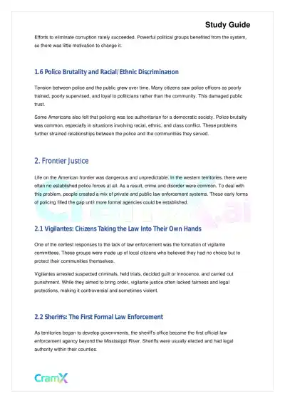 Criminal Justice - Development of the American Pol - Page 3 preview image