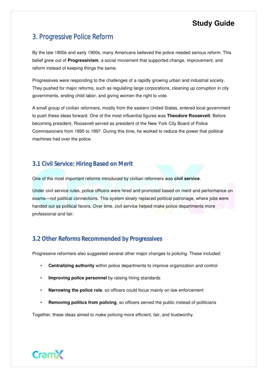 Criminal Justice - Development of the American Pol, page 5