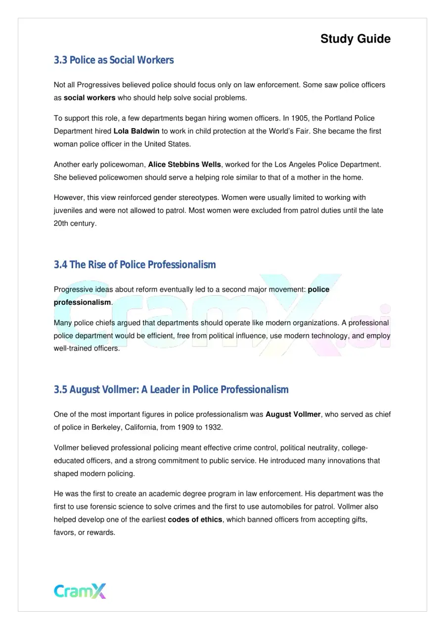 Criminal Justice - Development of the American Pol, page 6