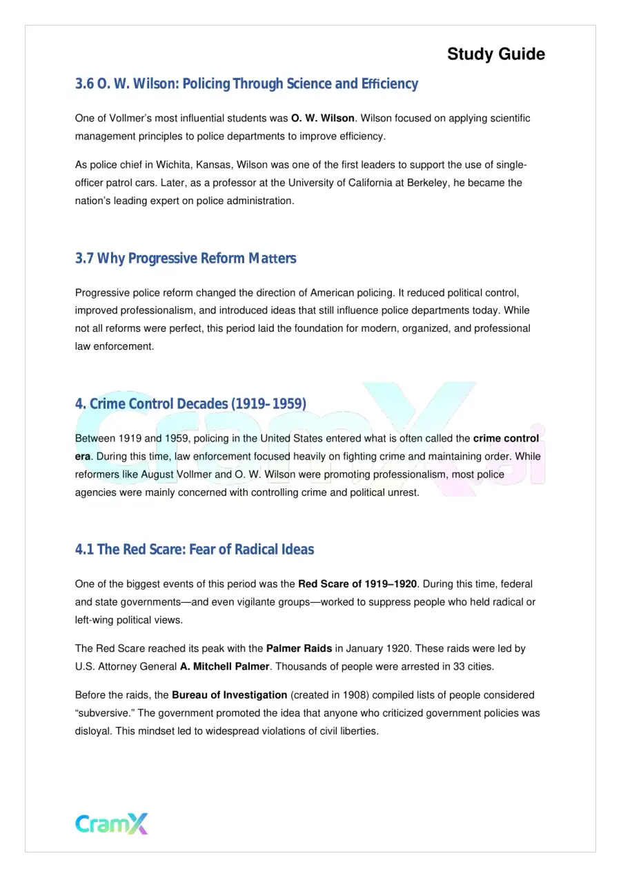 Criminal Justice - Development of the American Pol, page 7