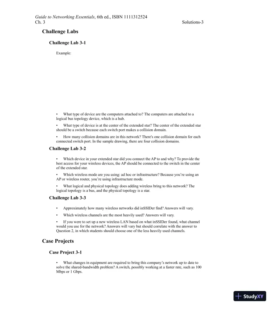Guide To Networking Essentials, 7th Edition Solution Manual, page 13