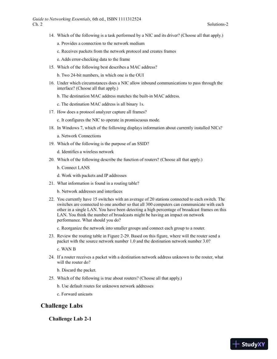 Guide To Networking Essentials, 7th Edition Solution Manual, page 8