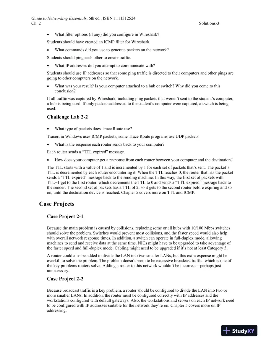 Guide To Networking Essentials, 7th Edition Solution Manual, page 9