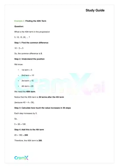 Basic Math and Pre-Algebra - Number Series - Page 2 preview image