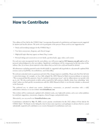 First Aid for the USMLE Step 1 (2021) - Page 19 preview image