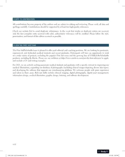 First Aid for the USMLE Step 1 (2021) - Page 20 preview image