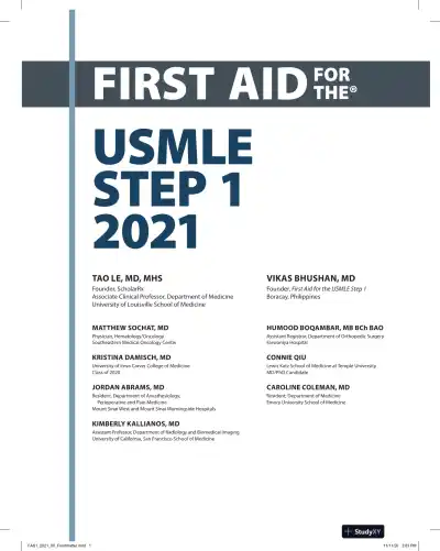 First Aid for the USMLE Step 1 (2021) - Page 3 preview image