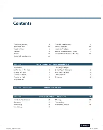 First Aid for the USMLE Step 1 (2021) - Page 7 preview image