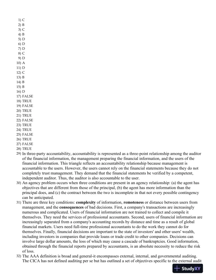 Auditing: An International Approach Seventh Canadian Edition Test Bank, page 6