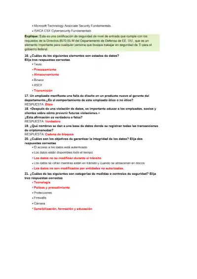 Introduccion a la Ciber Seguridad Examen - Page 4 preview image
