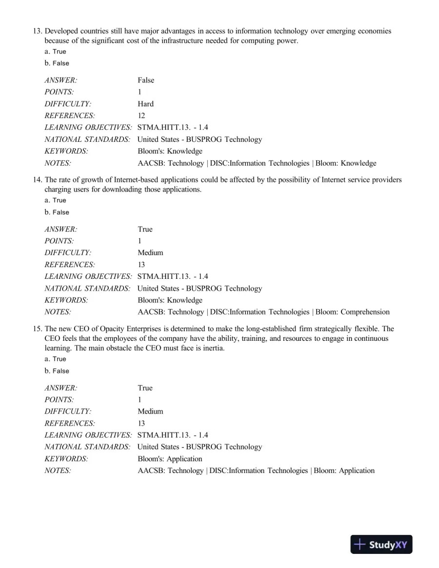 Strategic Management: Concepts and Cases: Competitiveness and Globalization, 11th Edition Test Bank, page 6