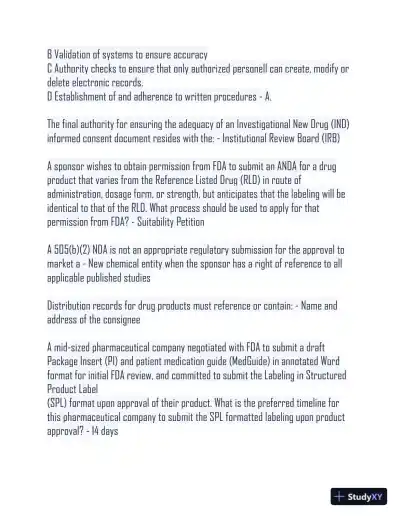 2024 RAC Medical Marketing Practice Exam With Answers (89 Solved Questions) - Page 4 preview image