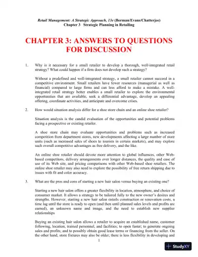 Retail Management, Global Edition 13th Edition Solution Manual - Page 12 preview image