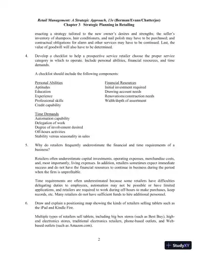 Retail Management, Global Edition 13th Edition Solution Manual - Page 13 preview image