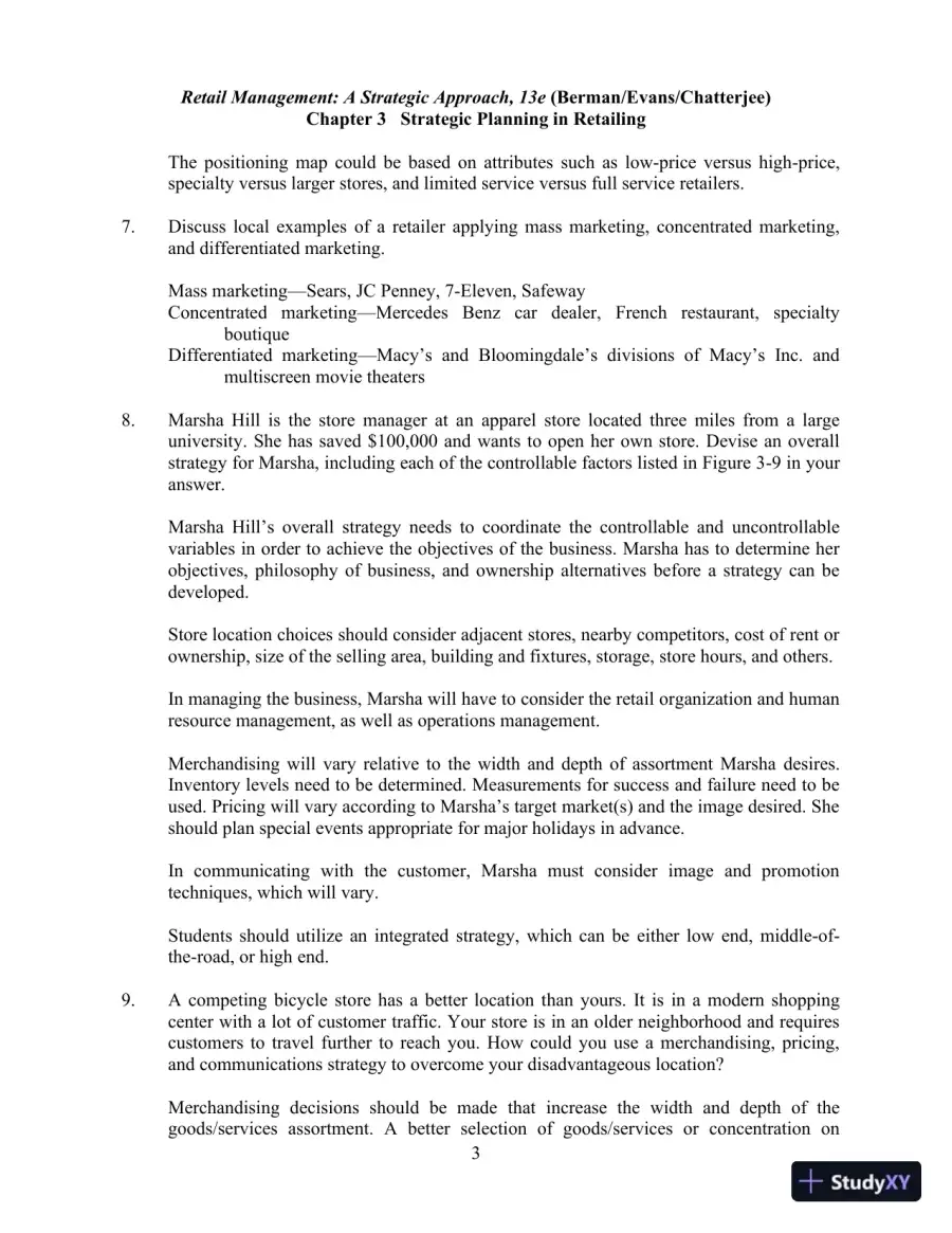 Retail Management, Global Edition 13th Edition Solution Manual, page 14