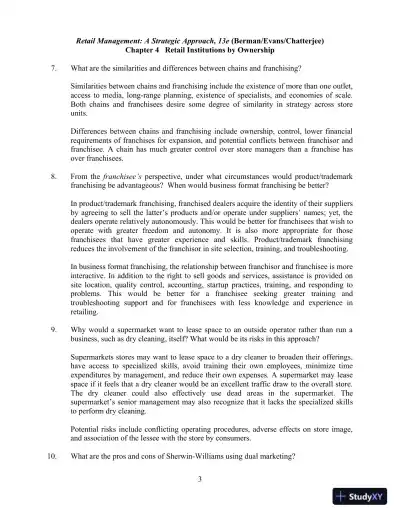 Retail Management, Global Edition 13th Edition Solution Manual - Page 18 preview image