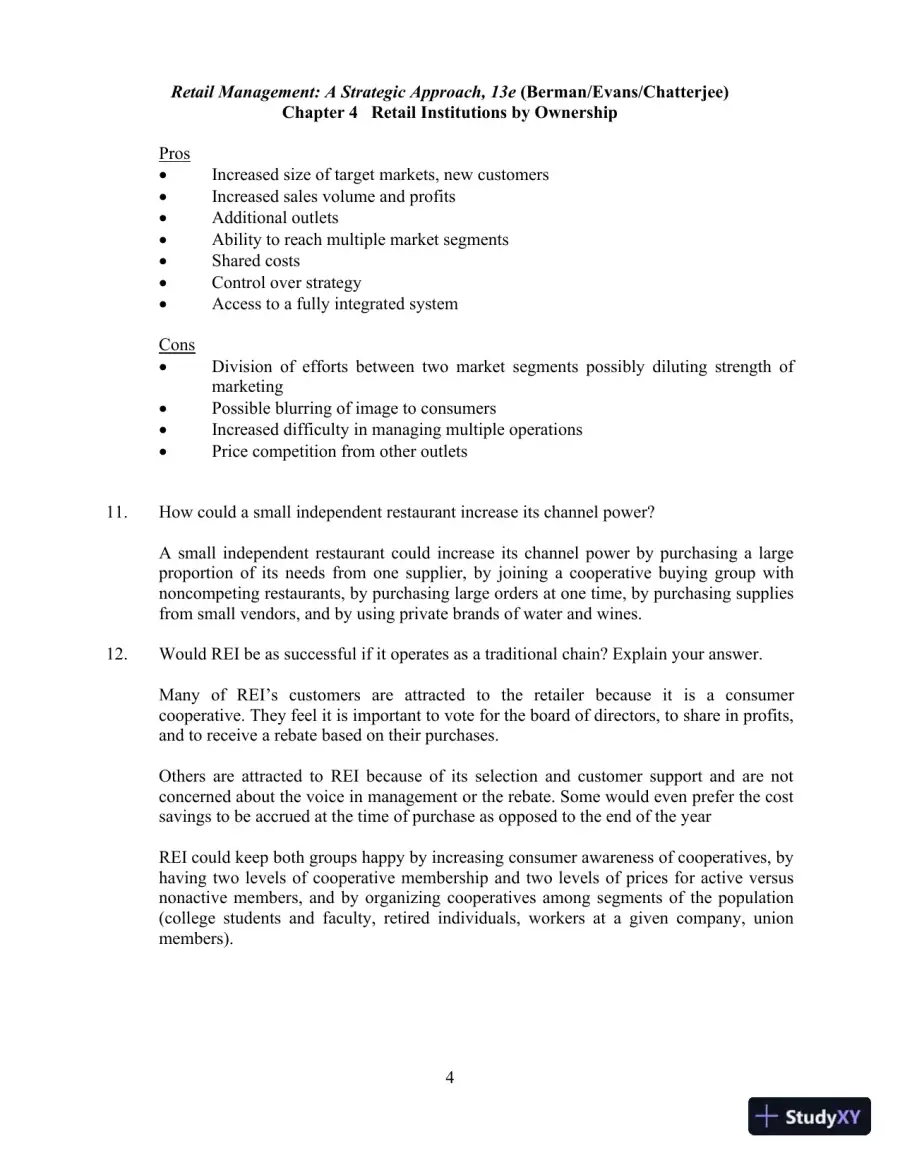 Retail Management, Global Edition 13th Edition Solution Manual, page 19