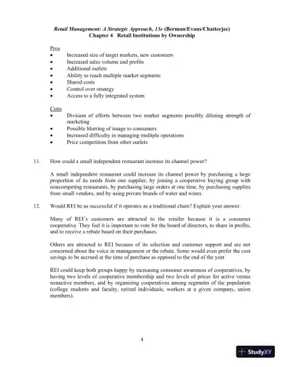 Retail Management, Global Edition 13th Edition Solution Manual - Page 19 preview image