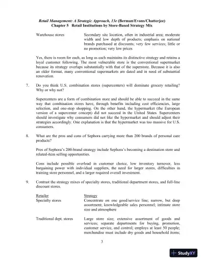 Retail Management, Global Edition 13th Edition Solution Manual - Page 22 preview image