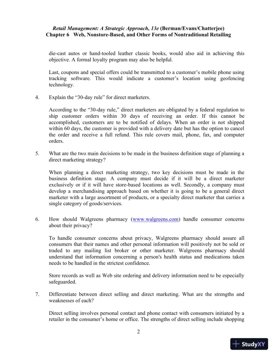 Retail Management, Global Edition 13th Edition Solution Manual, page 26
