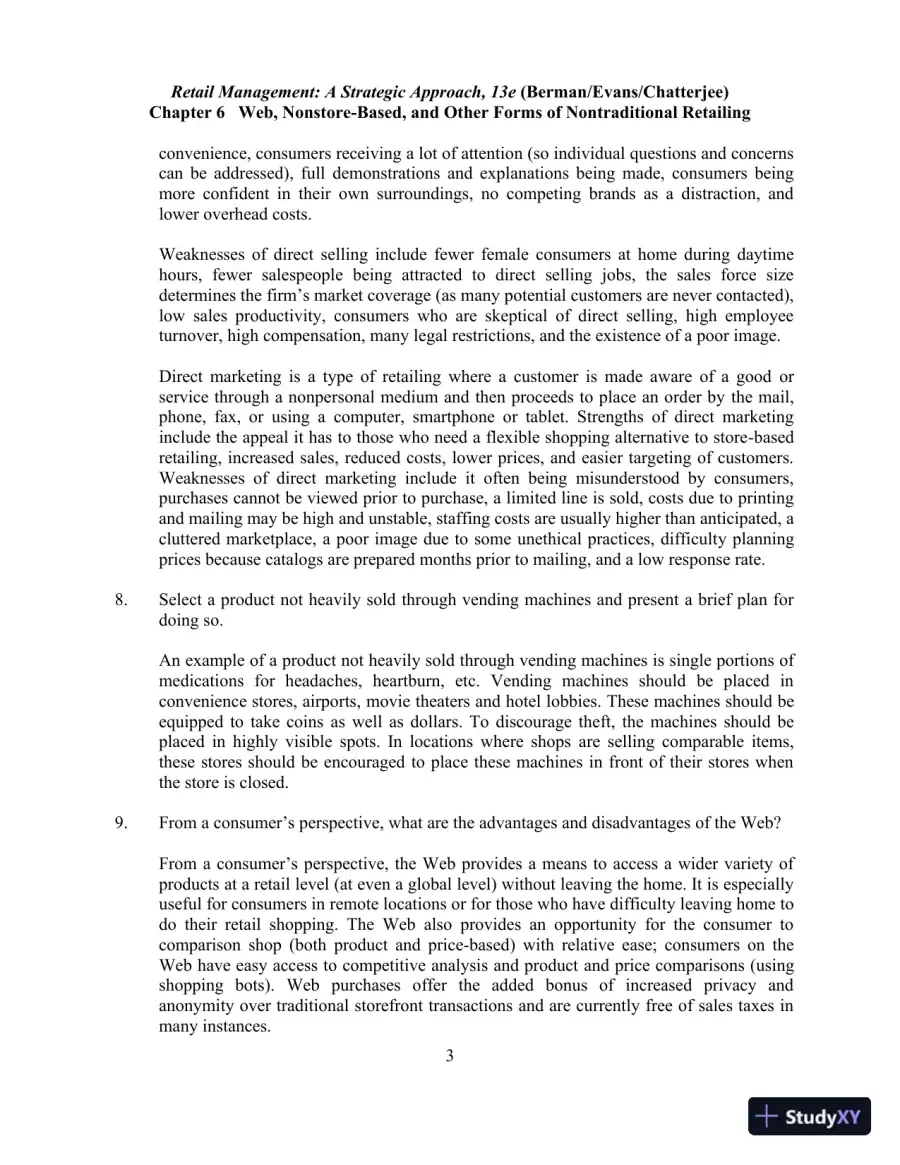 Retail Management, Global Edition 13th Edition Solution Manual, page 27