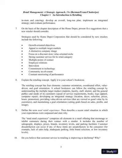 Retail Management, Global Edition 13th Edition Solution Manual - Page 6 preview image