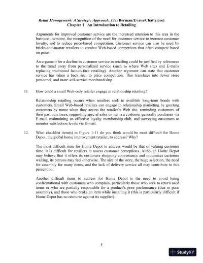 Retail Management, Global Edition 13th Edition Solution Manual - Page 7 preview image