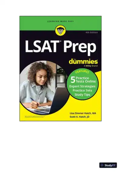 LSAT Prep For Dummies (+5 Practice Tests Online) (2024) - Page 1 preview image