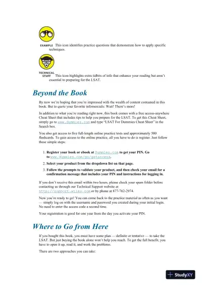 LSAT Prep For Dummies (+5 Practice Tests Online) (2024) - Page 12 preview image